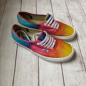 Tie dye vans womens size 8
